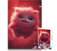 Puzzle da 1000 pezzi, mostro rosso senza peli, un modo rilassante per riempire il tempo libero, giocattolo da gioco con taglio preciso e costante, dimensioni 38x26cm