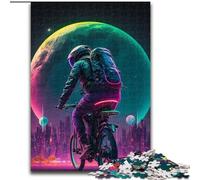 Puzzle da 1000 pezzi, motivo: astronauta spaziale, per adulti, ideale per decorare casa e ufficio, regalo perfetto per il compleanno (dimensioni 26x38cm).