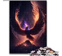 Puzzle da 1000 pezzi, motivo: Fantasy Phoenix, in legno, per stimolare l'interazione familiare e stimolare il cervello, sfida di attività per famiglie(50x75cm)