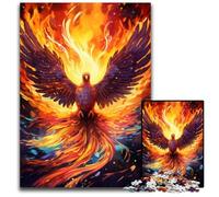 Puzzle da 1000 pezzi motivo: fenice puzzle impegnativi perfetto per la casa o l'ufficio regalo di Natale ideale 1000 pezzi (38x26 cm).