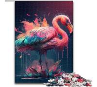 Puzzle da 1000 pezzi, motivo: fenicottero fantasy, per adulti, ideale per decorare casa e ufficio, regalo perfetto per il compleanno (dimensioni 50x75cm).