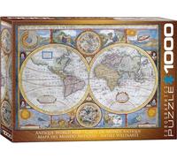 Puzzle da 1000 pezzi, motivo: mappa del mondo antica