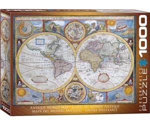 Puzzle da 1000 pezzi, motivo: mappa del mondo antica