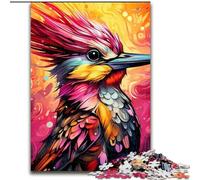 Puzzle da 1000 pezzi, motivo: picchio colorato, per adulti, dimensioni 26x38cm, gioco decorativo fai da te stimolante, giocattolo interattivo per famiglie.