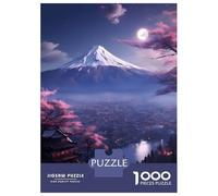 Puzzle Da 1000 Pezzi Mount Fuji Moonlight Vale Puzzle Per Adulti Gioco Rompicapo Migliora La Memoria Regali Unici Per Compleanno E Natale 38x26cm/1000pcs