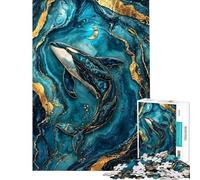 Puzzle da 1000 pezzi Mystic Currents puzzle artistico Kintsugi per adulti giochi divertenti che migliorano la memoria giochi stimolanti regali (dimensioni 38x52cm)