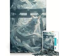 Puzzle da 1000 pezzi Mystic Kitsune Gateway per adolescenti, gioco di logica e abilità, divertimento condiviso, taglio preciso, decorazione da parete (50x75cm)