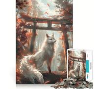 Puzzle da 1000 pezzi Mystic Kitsune Gateway per adolescenti, ideale per migliorare la memoria, senza stress, con design e assemblaggio rilassanti, un regalo speciale (50x75cm)