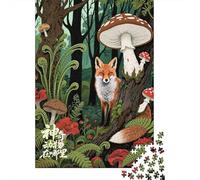 Puzzle Da 1000 Pezzi Mystical Forest Fox Encounter Puzzle Per Adulti Gioco Per Famiglie Migliora La Memoria Ideale Come Regalo Per Tutta La Famiglia 70x50cm/1000pcs