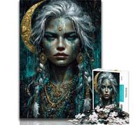 Puzzle da 1000 pezzi Mystical Nature Spirit per adolescenti, regali per ammazzare il tempo durante le vacanze, con pezzi completamente interconnessi e di forma casuale, 50x75cm