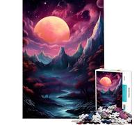 Puzzle da 1000 pezzi Natura e Galassia Fantasia Sfida da completare Difficile Gioco educativo Adatto a persone dai 14 anni in su (38x52cm)