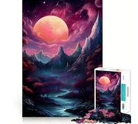 Puzzle da 1000 pezzi Natura e Galassia per adolescenti, gioco stimolante per il pensiero creativo, facile e rilassante, taglio preciso, (38x26cm)