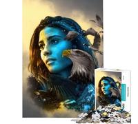 Puzzle da 1000 pezzi Natura Persona impegnativo da completare difficile gioco educativo adatto a persone dai 14 anni in su (38x26cm)