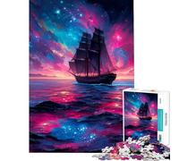 Puzzle da 1000 pezzi "Navigando nel cosmo" - Gioco per tutta la famiglia sfida per l'intelligenza e la mente giocattolo avvincente regalo perfetto per compleanni (dimensioni 38x26cm)