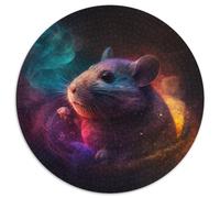 Puzzle da 1000 pezzi, Nebulosa del Topo, Puzzle Rotondo da 1000 pezzi, Decorazione Artistica Fai da Te, Regalo di Compleanno Perfetto, 67,5x67,5 cm