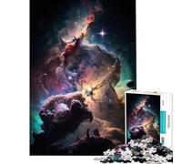 Puzzle da 1000 pezzi Nebulosa Sfida per la mente e l'intelligenza Giocattolo avvincente Gioco impossibile Antistress Idee regalo (Dimensioni 38x52cm)