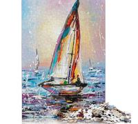 Puzzle da 1000 pezzi "Nel vento", difficoltà alta, giochi educativi, giocattolo, regali di Natale (75x50 cm)