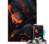 Puzzle da 1000 pezzi Neon Circuit Shadowrunner Gioco rilassante Sfida di intelligenza Giocattolo avvincente Regalo per donne e uomini Gara di velocità manuale (Dimensioni 38x26cm)