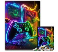Puzzle da 1000 pezzi Neon Game, gioco creativo per famiglie e decorazioni per la casa, regalo di Natale perfetto per adolescenti, 26X38CM/10,23x14,96 pollici.