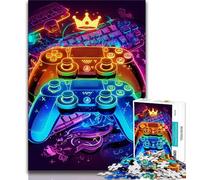 Puzzle da 1000 pezzi Neon Games Puzzle da 1000 pezzi per adolescenti arte a carboncino per uccidere il tempo trascorso in casa per la decorazione della casa (26x38cm)