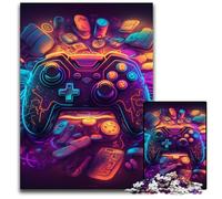 Puzzle da 1000 pezzi Neon Games Puzzle impossibili per adulti Regalo perfetto per le feste, opera d'arte fai da te 50x75CM/19,68x29,52 pollici