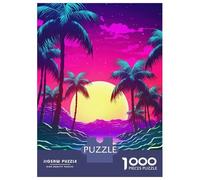 Puzzle Da 1000 Pezzi Neon Horizon Rhythms Puzzle Per Adulti Gioco Pratico Sfida Difficile Interazione Genitore-figlio 70x50cm/1000pcs