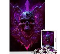 Puzzle da 1000 pezzi Neon Inferno Decorazione per la casa Giocattoli Regalo per compleanni Gioco pratico Adatto per la decorazione del desktop Dimensioni 50x75cm