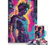 Puzzle da 1000 pezzi Neon Lyre︰ Orfeo Reimmaginato gioco rompicapo rilassante e stimolante per l'intelletto ideale come regalo per tutta la famiglia 38x52cm