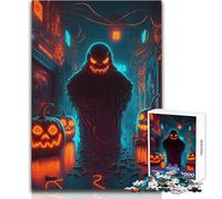 Puzzle da 1000 pezzi "Neon Scarecrow" per adulti e adolescenti, gioco creativo per risolvere problemi, idea regalo memorabile e sentita, dimensioni 38x26cm