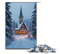 Puzzle da 1000 pezzi "Nevicata pesante" () Gioco di puzzle per adulti Adatto a coppie e adolescenti dai 14 anni in su 1000 pezzi (38x26 cm)