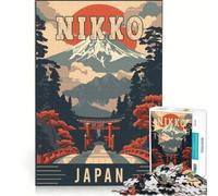 Puzzle da 1000 pezzi Nikko in Giappone, gioco rompicapo, sfida impegnativa, ideale come regalo per tutta la famiglia 38x26cm