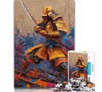Puzzle da 1000 pezzi Ninja d'oro giapponese Puzzle da 1000 pezzi per adulti Regali, gioco educativo Sfida Giocattolo per donne e uomini 26x38cm