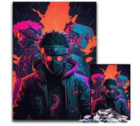 Puzzle da 1000 pezzi Ninja Killer per adulti Relax & Challenge, arte decorativa colorata per la casa, amici 50x75CM/19,68x29,52 pollici