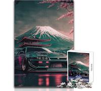 Puzzle da 1000 pezzi Nissan S Silvia Sakura per adulti e adolescenti, gioco creativo di risoluzione dei problemi, idea regalo memorabile e sentita, dimensioni 50x75cm