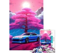Puzzle da 1000 pezzi Nissan Silvia Big Tree Puzzle per adulti Gioco rilassante Migliora la memoria compleanno e Natale (Dimensioni 50x75cm)