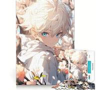 Puzzle da 1000 pezzi "Norman Promise Neverland" per ragazzi, gioco di logica, giocattolo per la casa, divertimento assicurato, taglio preciso, regalo perfetto (38x52cm)