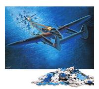 Puzzle da 1000 pezzi Northrop P61 Black Widow Puzzle in legno Gioco educativo Sfida Giocattolo Come regalo di Natale 1000 pezzi (75x50 cm)