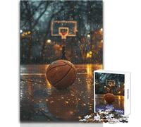 Puzzle da 1000 pezzi "Nostalgia del basket", gioco di apprendimento per esercitarsi nelle abilità, regalo premuroso per momenti felici, dimensioni 50x75cm