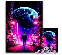 Puzzle da 1000 pezzi "Notte Incredibile", gioco creativo per famiglie e decorazioni per la casa, regalo di Natale perfetto per adolescenti, 50x75CM/19,68x29,52 pollici.