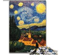 Puzzle da 1000 pezzi "Notte stellata" per adolescenti, modello da assemblare, ideale come regalo per tutta la famiglia, adatto per bambini di età compresa tra 26 e 38cm