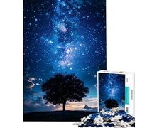 Puzzle da 1000 pezzi Notte stellata - Solitudine per adolescenti Un gioco di assemblaggio che allena la mente e la manualità amici e familiari 38x52cm