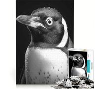 Puzzle da 1000 pezzi, nuovo di zecca, con un simpatico pinguino, gioco rompicapo, sfida impegnativa, ideale come regalo per tutta la famiglia 38x52cm