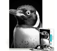 Puzzle da 1000 pezzi,nuovo di zecca,con un simpatico pinguino,pezzi a incastro preciso,gioco divertente e rilassante,ideale per decorazioni natalizie 50x75cm