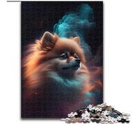 Puzzle da 1000 pezzi "Nuvola Pomerania" in legno, idea regalo per le feste, opera d'arte umoristica, opera d'arte dettagliata 50x75cm per compleanno, festa, Natale, Halloween