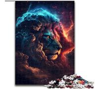 Puzzle da 1000 pezzi "Nuvola radiosa Leo", puzzle impossibile per adulti, gioco interattivo per famiglie, rompicapo, giocattolo educativo (dimensioni 26x38cm)