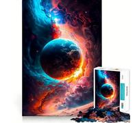 Puzzle da 1000 pezzi "Nuvole spaziali" per ragazzi Puzzle che migliora la memoria, rilassante e confortevole, con tagli precisi Regalo festivo (38x52cm)