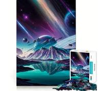 Puzzle da 1000 pezzi "Oasi di montagna celeste" Taglio premium Gioco creativo per la mente Pace e divertimento Decorazione natalizia da parete (50x75cm)