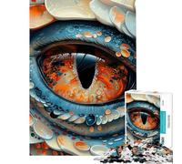 Puzzle da 1000 pezzi "Occhio del Drago" per adolescenti puzzle per adulti gioco pratico decorazione per la casa interazione genitore-figlio (dimensioni 38x52cm)