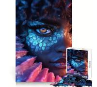 Puzzle da 1000 pezzi Occhio di Sirena Mistico per adulti, stimolante per la mente, ideale per momenti di relax e divertimento, con bordi precisi, (50x75cm)