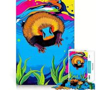 Puzzle da 1000 pezzi "Odissea sottomarina dell'ornitorinco" per ragazzi, gioco di logica stimolante, evasione rilassante, bordi trasparenti, regalo di compleanno (50x75cm)